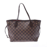 LOUIS VUITTON Louis Vuitton Damier Neverful PM Brown N51109 Ladies Damier Canvas Handbag AB Rank Used Ginzo