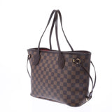 LOUIS VUITTON Louis Vuitton Damier Neverful PM Brown N51109 Ladies Damier Canvas Handbag AB Rank Used Ginzo