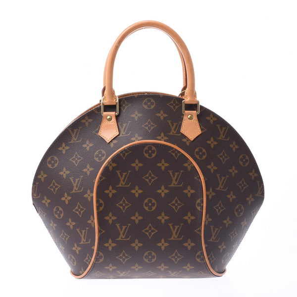 LOUIS VUITTON Louis Vuitton Monogram Ellipse MM Brown M51126 Ladies Monogram Canvas Handbag B Rank Used Ginzo