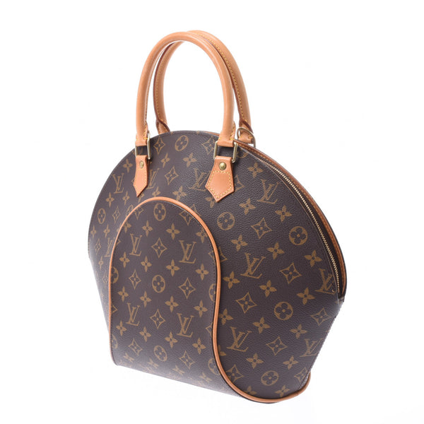 LOUIS VUITTON Louis Vuitton Monogram Ellipse MM Brown M51126 Ladies Monogram Canvas Handbag B Rank Used Ginzo