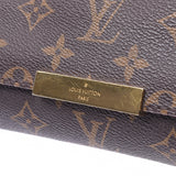 LOUIS VUITTON Louis Vuitton monogram feh wart Ritt PM 2WAY bag brown M40717 Lady's shoulder bag AB rank used silver storehouse