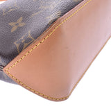 LOUIS VUITTON Louis Vuitton monogram Trotter Brown M51240 women's shoulder bag AB rank used silver