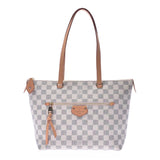 LOUIS VUITTON ルイヴィトンダミエアズールイエナ PM white N44039 レディースダミエアズールキャンバスハンドバッグ A rank used silver storehouse