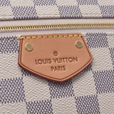 LOUIS VUITTON ルイヴィトンダミエアズールイエナ PM white N44039 レディースダミエアズールキャンバスハンドバッグ A rank used silver storehouse