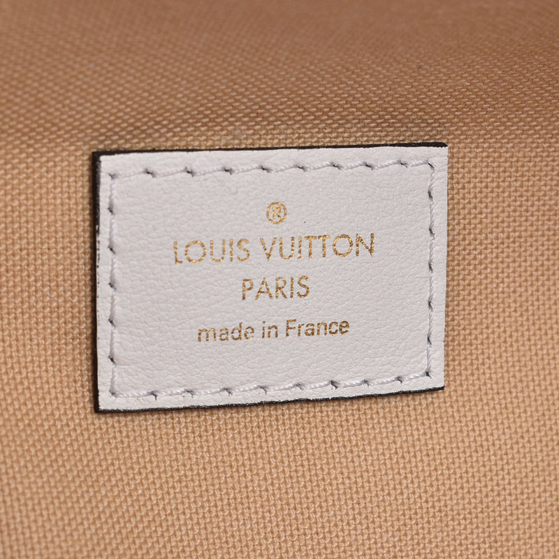 LOUIS VUITTON Louis Vuitton Giant Monogram Bum Bag Body Bag Khaki/Beige M44611 Unisex Waist Bag Shindo Used Ginzo