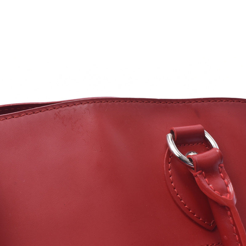 LOUIS VUITTON PASSY EPI RED LEATHER BAG, with smooth leather trim