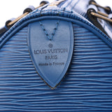 LOUIS VUITTON Louis Vuitton Epi Speedy 25 Blue M43015 Ladies Epi Leather Handbag B Rank Used Ginzo