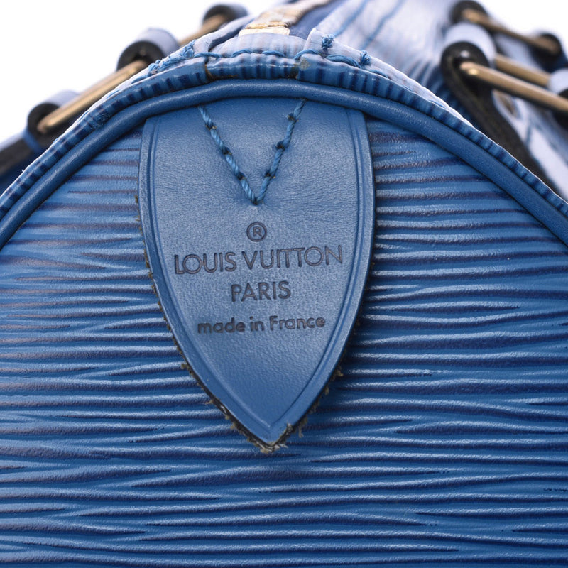 色トレドブルー青【希少】LOUISVUITTON スピーディ25 ブルー