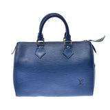 LOUIS VUITTON Louis Vuitton Epi Speedy 25 Blue M43015 Ladies Epi Leather Handbag B Rank Used Ginzo