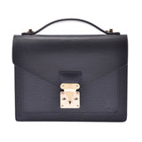 LOUIS VUITTON ルイヴィトンエピモンソー 2WAY bag black gold metal fittings M52122 unisex business bag A rank used silver storehouse