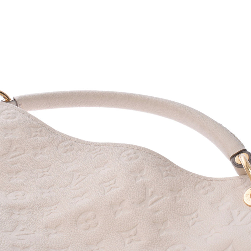 LOUIS VUITTON ルイヴィトンモノグラムアズールアーツィ MM neige M93449 Lady's one shoulder bag A rank used silver storehouse