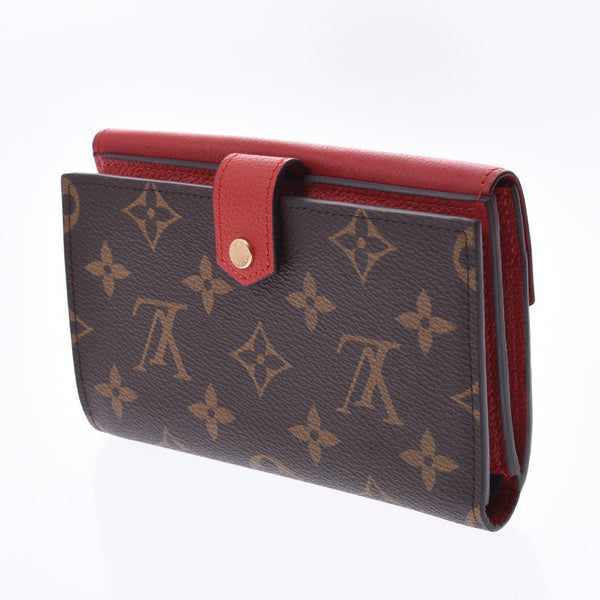 LOUIS VUITTON Louis Vuitton Monogram Portofeuille Pallas Compact Threes M60140 Unisex Bi-fold Wallet A Rank Used Ginzo