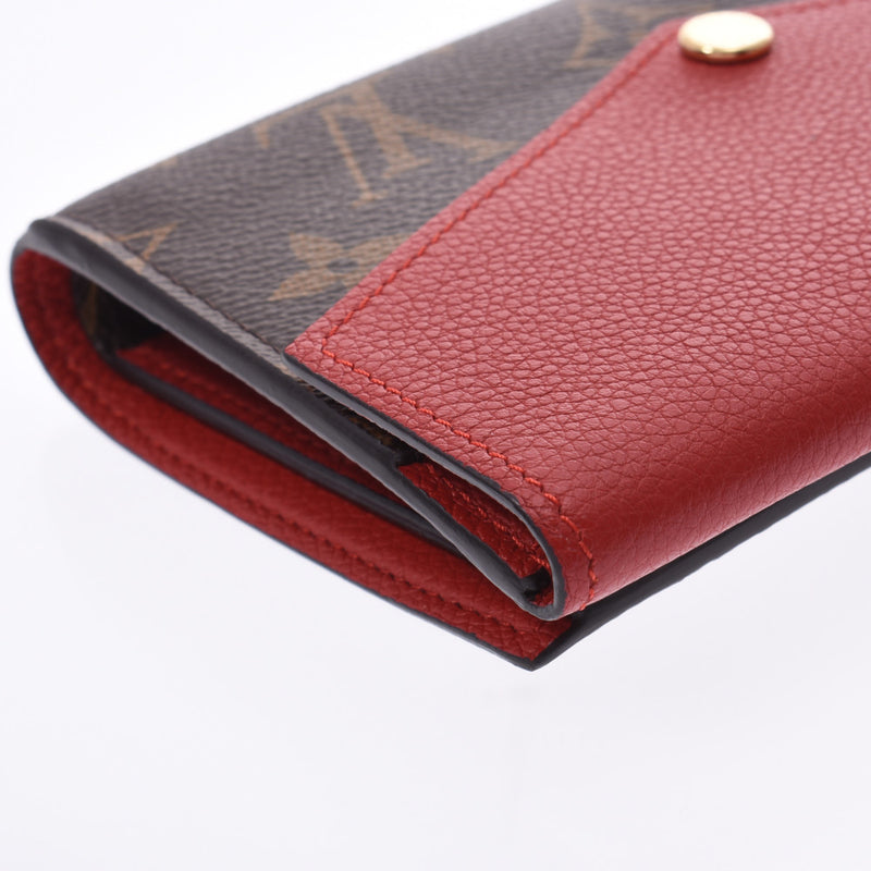 LOUIS VUITTON Louis Vuitton Monogram Portofeuille Pallas Compact Threes M60140 Unisex Bi-fold Wallet A Rank Used Ginzo