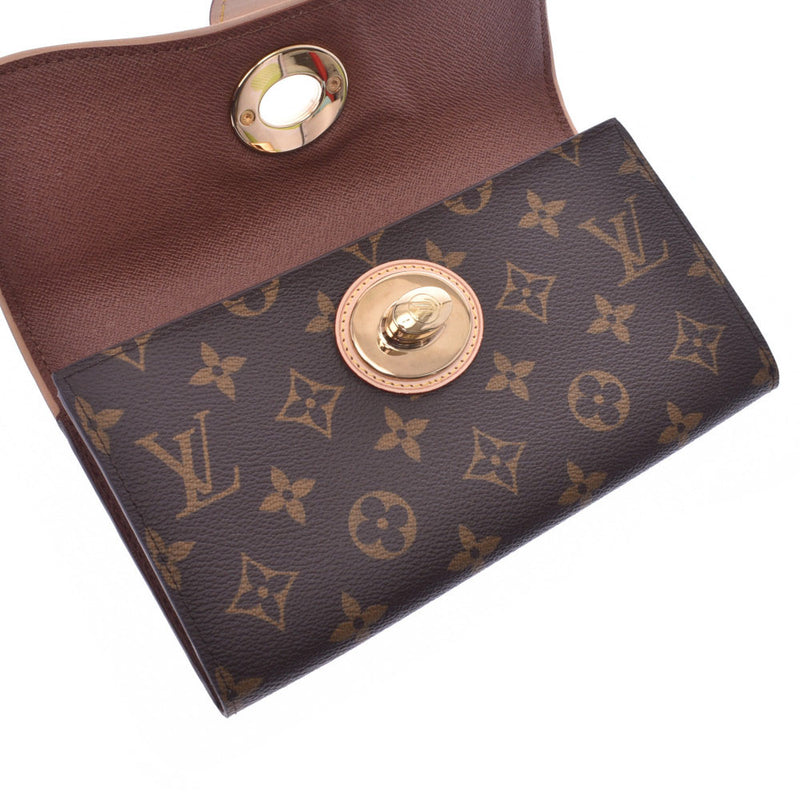 ルイヴィトンポルトフォイユ ボエシ 14145 ブラウン レディース 長財布 M63220 LOUIS VUITTON 中古 – 銀蔵オンライン