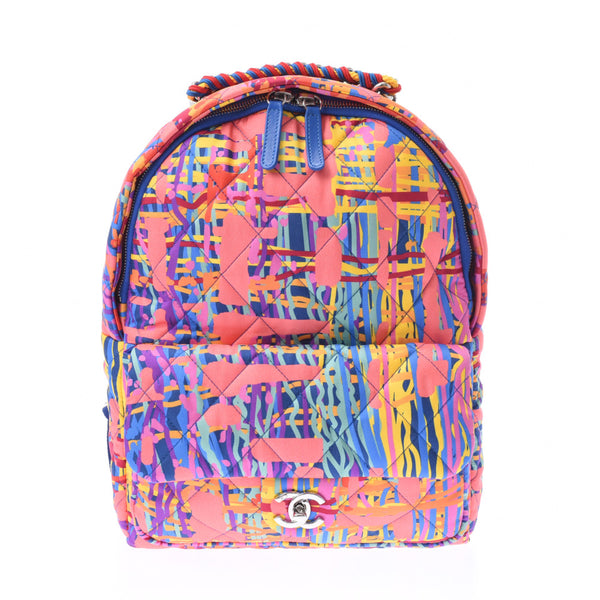 CHANEL Chanel Matasse backpack multicolor women's canvas backpack daypack Shindo used Ginzo