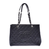 CHANEL, Chanel, Matrasse, GST, bag, black silver, gold. Cavity, Tot, and get bag, AB, AB, used silver razor.