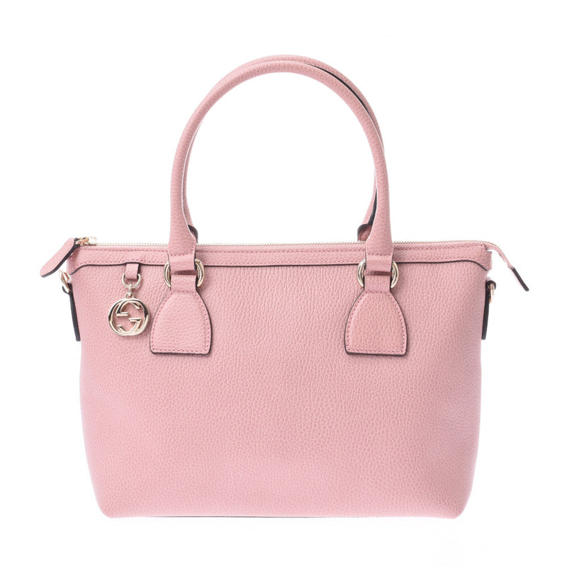 【極美品】グッチ　バッグ　2way ピンク数年前に直営アウトレットで購入