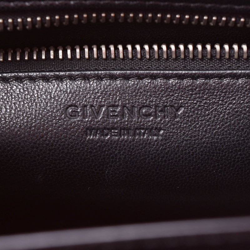 GIVENCHY Givenchy Horizon Navy Blue/Red Ladies Calf Handbag A Rank Used Ginzo