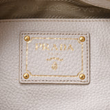 PRADA Prada handbag white Lady's calf 2WAY bag B rank used silver storehouse