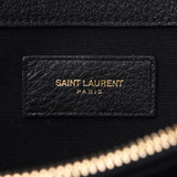 SAINT LAURENT サンローラン ミューズトゥ 黒 レディース カーフ ハンドバッグ Aランク 中古 銀蔵