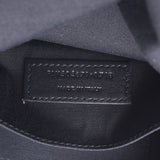 SAINT LAURENT Saint Laurent body bag black unisex calf waist bag a-rank used silver