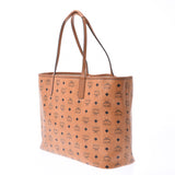 MCM EMM cognac Unisex calf Tote Bag