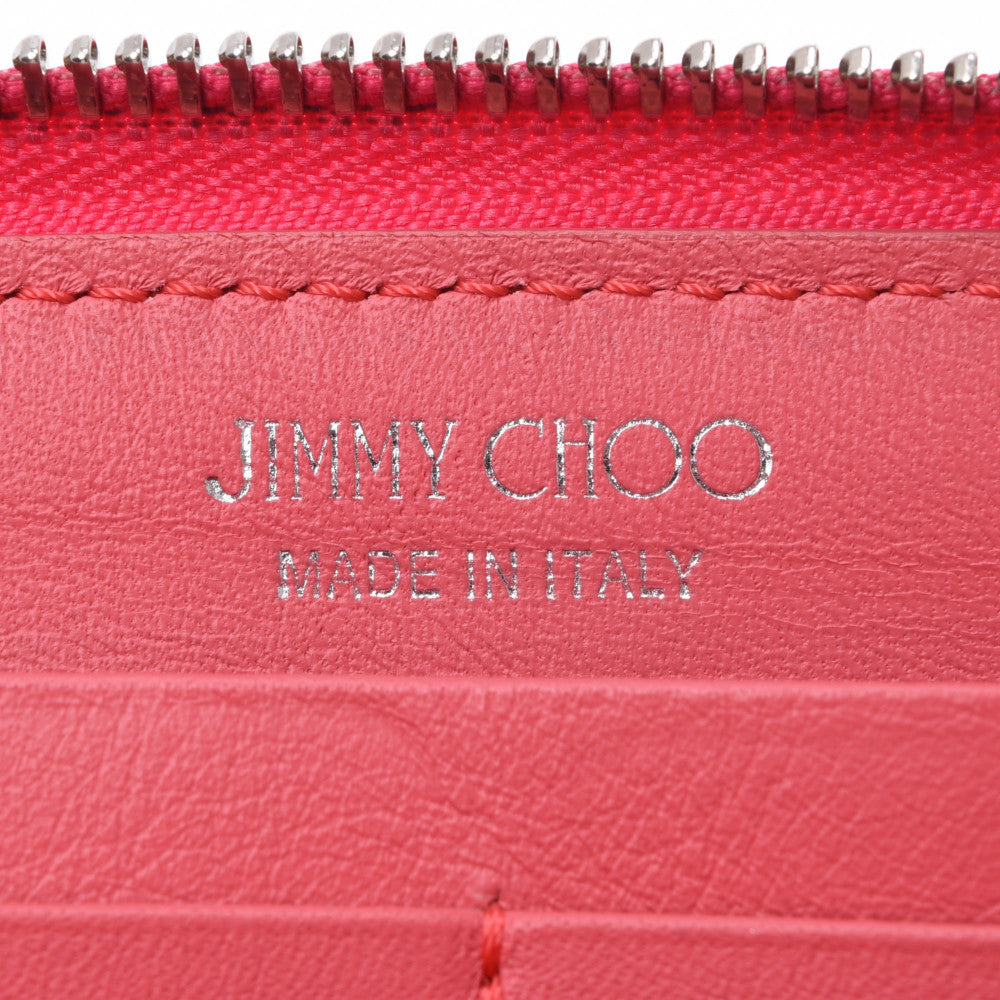 ジミーチュウフィリパ ラウンドファスナー長財布 スタースタッズ ピンク ユニセックス 長財布 JIMMY CHOO 中古 – 銀蔵オンライン