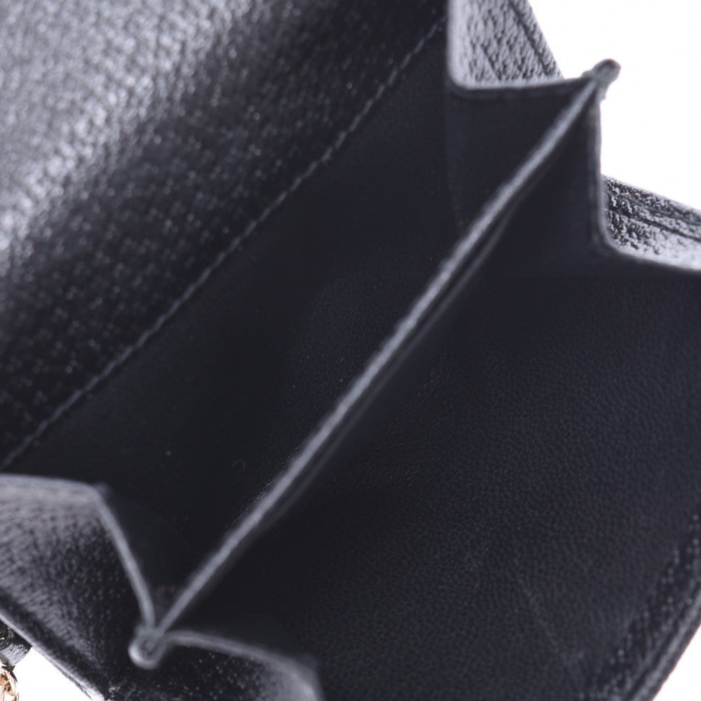 グッチGG柄 両面財布 黒 レディース 二つ折り財布 154183 GUCCI 中古