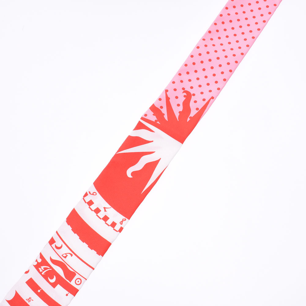 Hermes Twry Astrology Dots/Astrologie a Pois Pink/Red/White