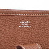 HERMES Evelyn 3 GM gold silver hardware □O engraved (around 2011) Unisex Taurillon Clemence shoulder bag AB rank used Ginzo