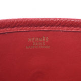 HERMES エルメス エヴリン PM ルージュビフ ゴールド金具 □H刻印(2004年頃) ユニセックス ヴィブラート レザー ショルダーバッグ Aランク 中古 銀蔵