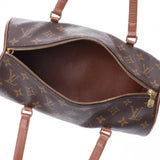 LOUIS VUITTON Ruivison Monogram, GM, and GM, old brown M51385, Ladies, canvas, handbag, B-rank, used silver storehouse.