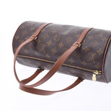 LOUIS VUITTON Ruivison Monogram, GM, and GM, old brown M51385, Ladies, canvas, handbag, B-rank, used silver storehouse.