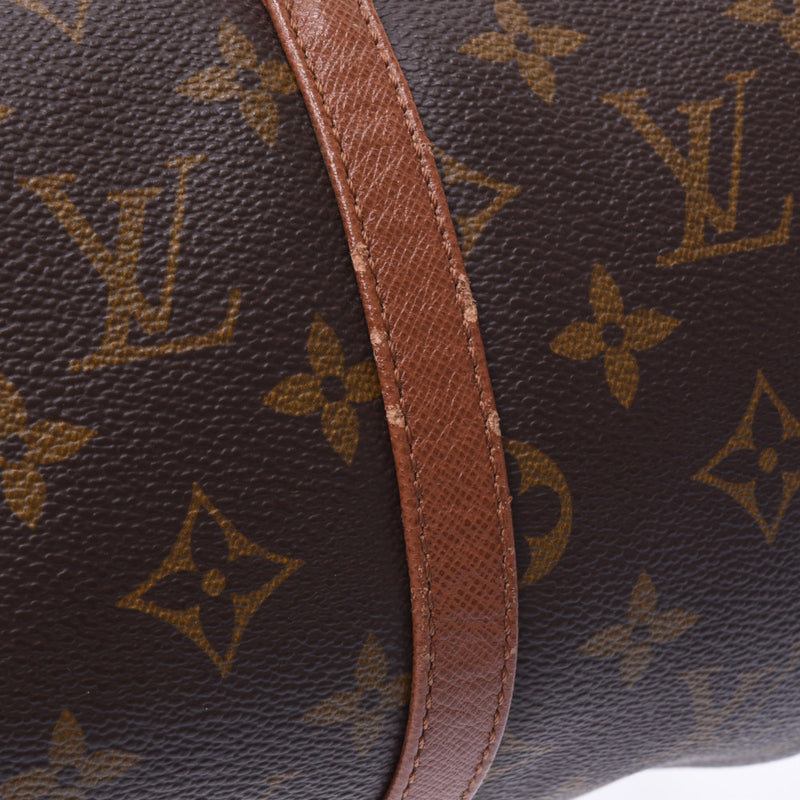 LOUIS VUITTON Ruivison Monogram, GM, and GM, old brown M51385, Ladies, canvas, handbag, B-rank, used silver storehouse.