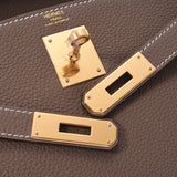 HERMES Hermes Kelly 28 Inner stitch 2WAY bag Etup Gold metal fitting A engraved (around 2017) Ladies Togo handbag Unused Ginzo