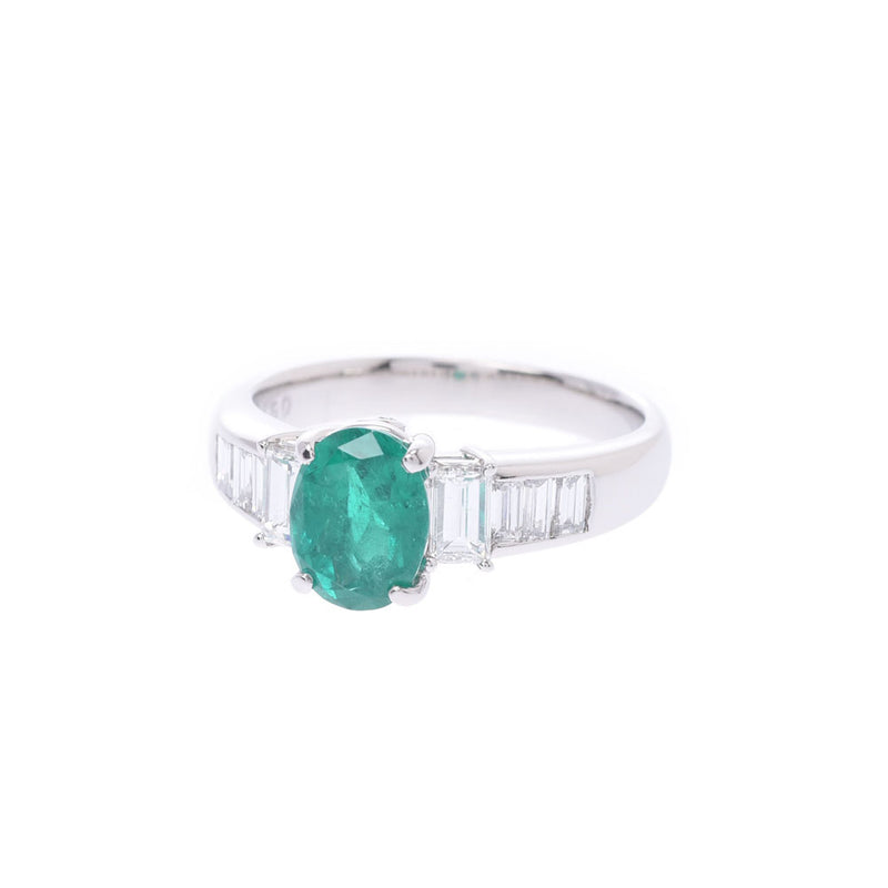 Other No. 13 Women's PT900/Emerald/Dialing Ring A Rank Used Ginzo