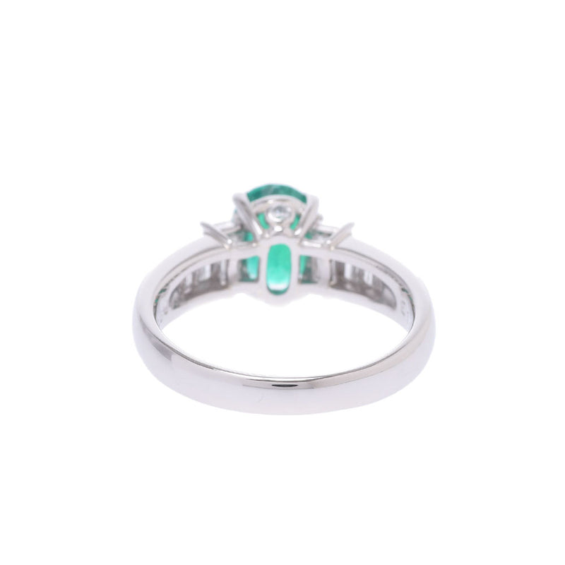 Other No. 13 Women's PT900/Emerald/Dialing Ring A Rank Used Ginzo