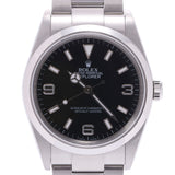 ROLEX Rolex Explorer 1 114270 men's SS watch self-winding watch lindera board A rank used silver storehouse