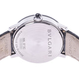 BVLGARI ブルガリ ブルガリブルガリ 9Pダイヤ BBL37SC メンズ セラミック/SS/革 腕時計 自動巻き 黒文字盤 Aランク 中古 銀蔵
