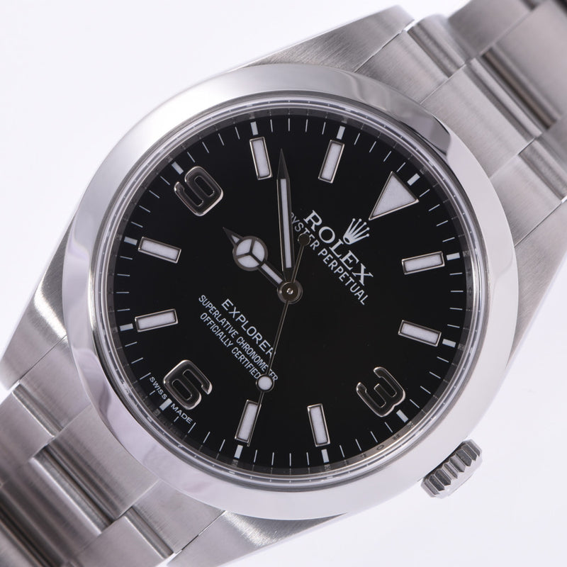 ロレックス ROLEX エクスプローラー１ 214270 ブラック SS 自動巻き メンズ 腕時計