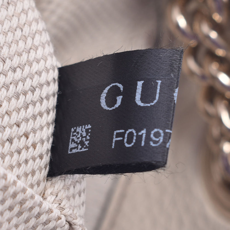 GUCCI Gucci Soho Chain Shoulder Ivory 387043 Ladies Calf Shoulder Bag A Rank Used Ginzo