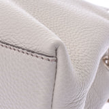 GUCCI Gucci Soho Chain Shoulder Ivory 387043 Ladies Calf Shoulder Bag A Rank Used Ginzo