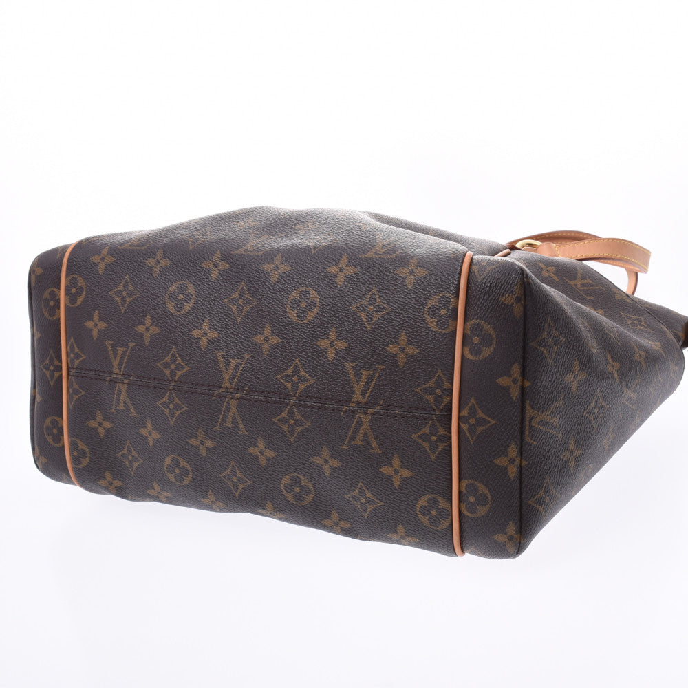 LOUIS VUITTON ルイヴィトン モノグラム トータリーMM 旧型 ブラウン M56689 ユニセックス トートバッグ Bランク 中古 銀蔵