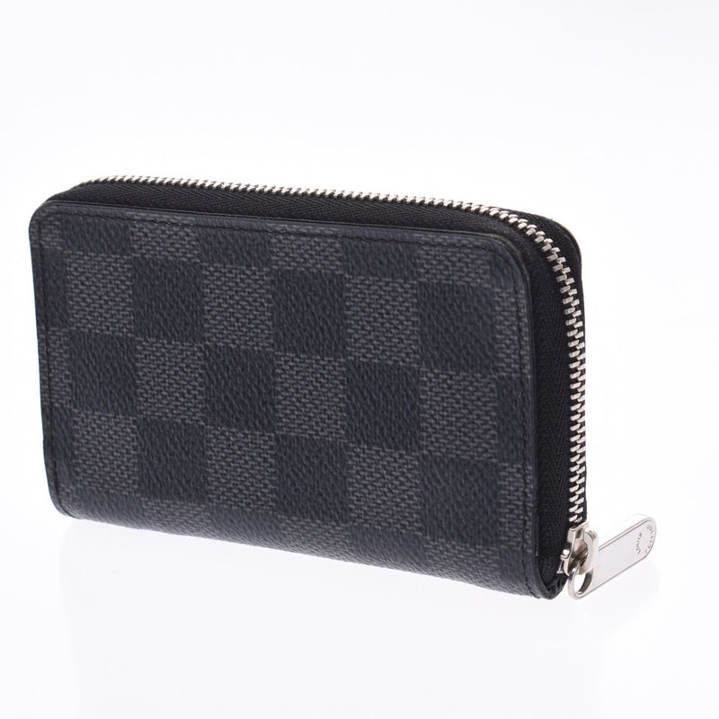 Louis Vuitton graphic zippy coin purse 14137 black / grey mens