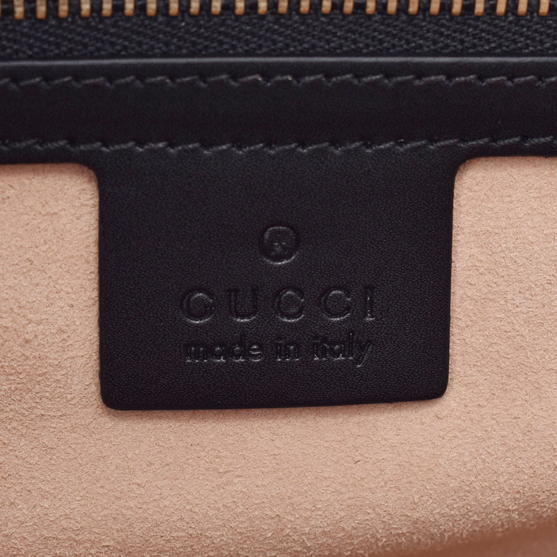 GUCCI Gucci GG Supreme 2WAY Bag Bee Print Beige/Black 473887 Ladies PVC Tote Bag A Rank Used Ginzo