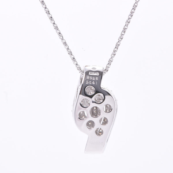 Other SAMISTAR-D サミスターダイヤモンドダイヤ 0.25/0.41ct Lady's K18WG necklace A ranks used silver storehouse