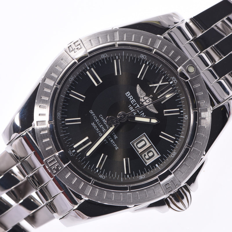BREITLING Breitling cockpit A49350 men's SS watch automatic winding black dial A rank used Ginzo