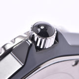 Chanel j1233mm 12p emerald silver needle h2130 Boys Black Ceramic / SS Watch quartz black dial ab