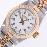 ROLEX Rolex Oyster Perpetual 67193 Women's YG/SS Watch Automatic Winding White Roman Dial A Rank Used Ginzo
