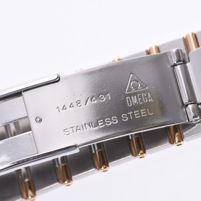 OMEGA オメガコンステレーション 1448.431baud is YG/SS watch quartz gold clockface AB rank used silver storehouse